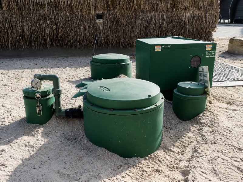 The World Island sewage treatment project